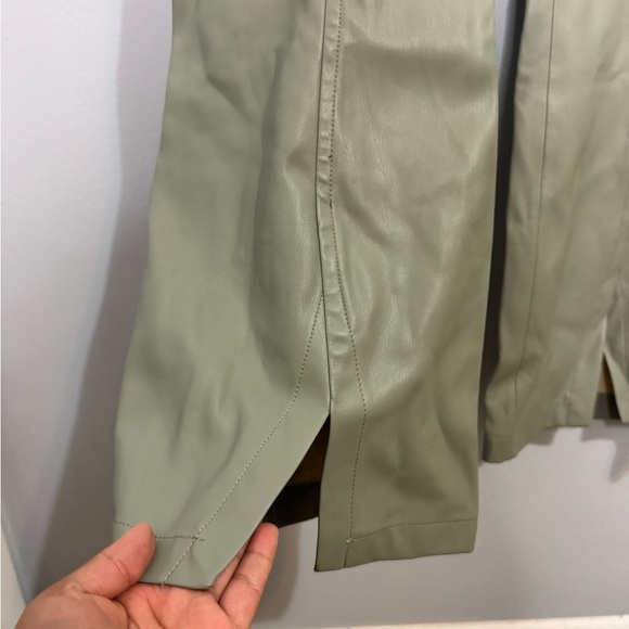 Free People Real Deal Faux Leather Pants - Picture 3 of 4